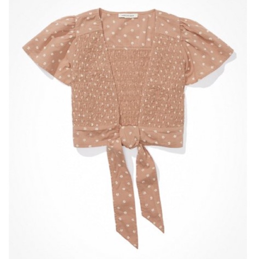American Eagle Crop Blouse